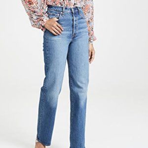 Levi's Ribcage Straight Full Length Jeans